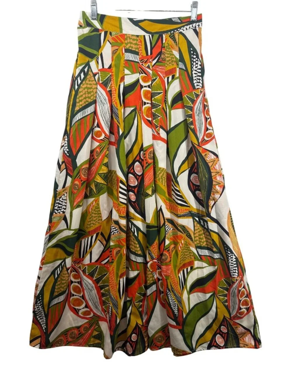 Moon Orchid Womens Pant Sz S Multicolor Palazzo Wide-Leg Botanical Cruise Resort - Picture 1 of 11